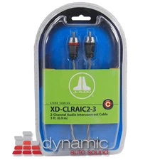 JL AUDIO XD-CLRAIC2-3 3 ft. 2-Channel Twisted-Pair Audio Interconnect Cable RCA