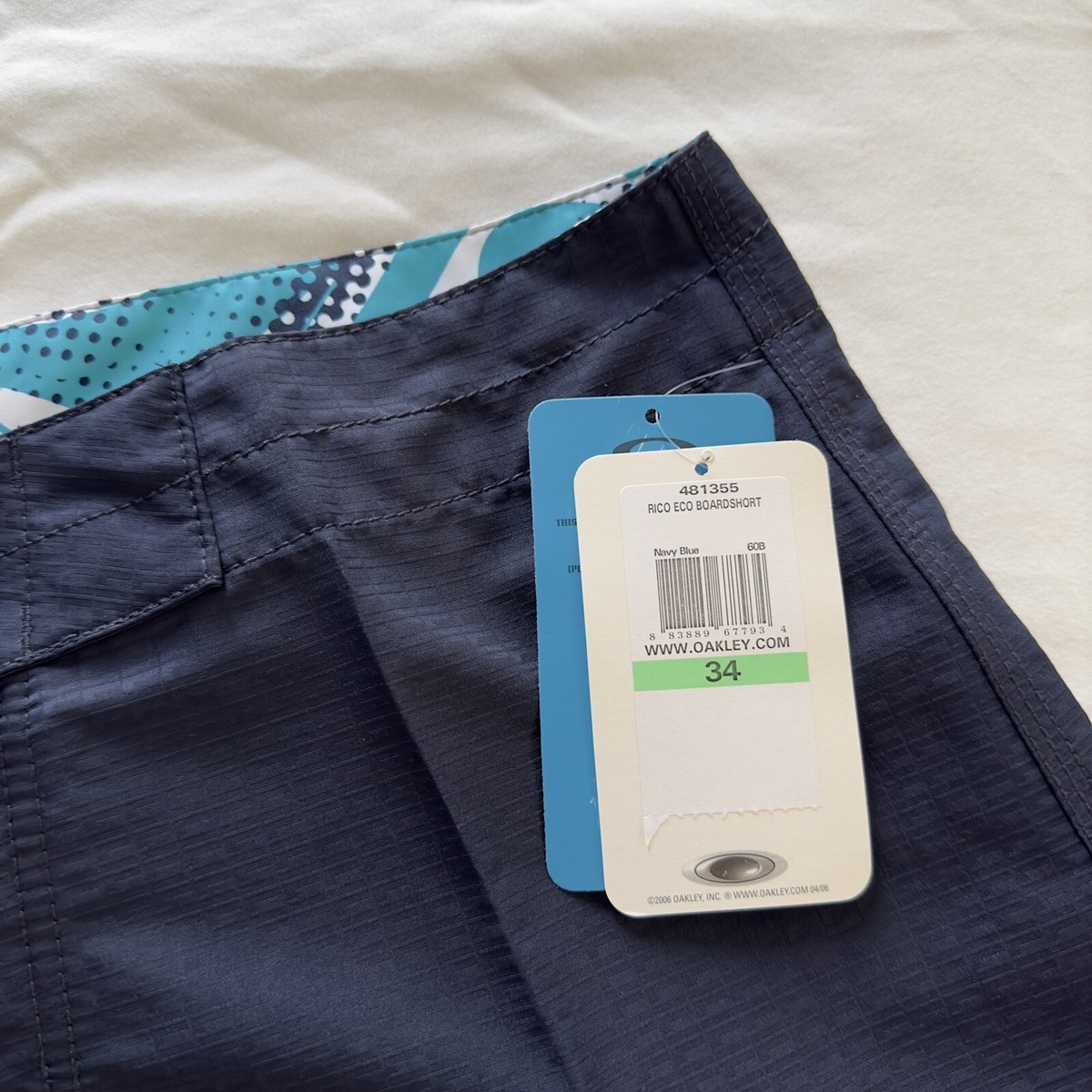 Oakley Rico Eco Boardshort Navy Blue Size 34 | eBay
