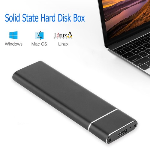 M.2 NGFF SSD 6Gbps to USB 3.1 Type-C Converter Adapter For Laptop Macbook Air UK - Afbeelding 4 van 8