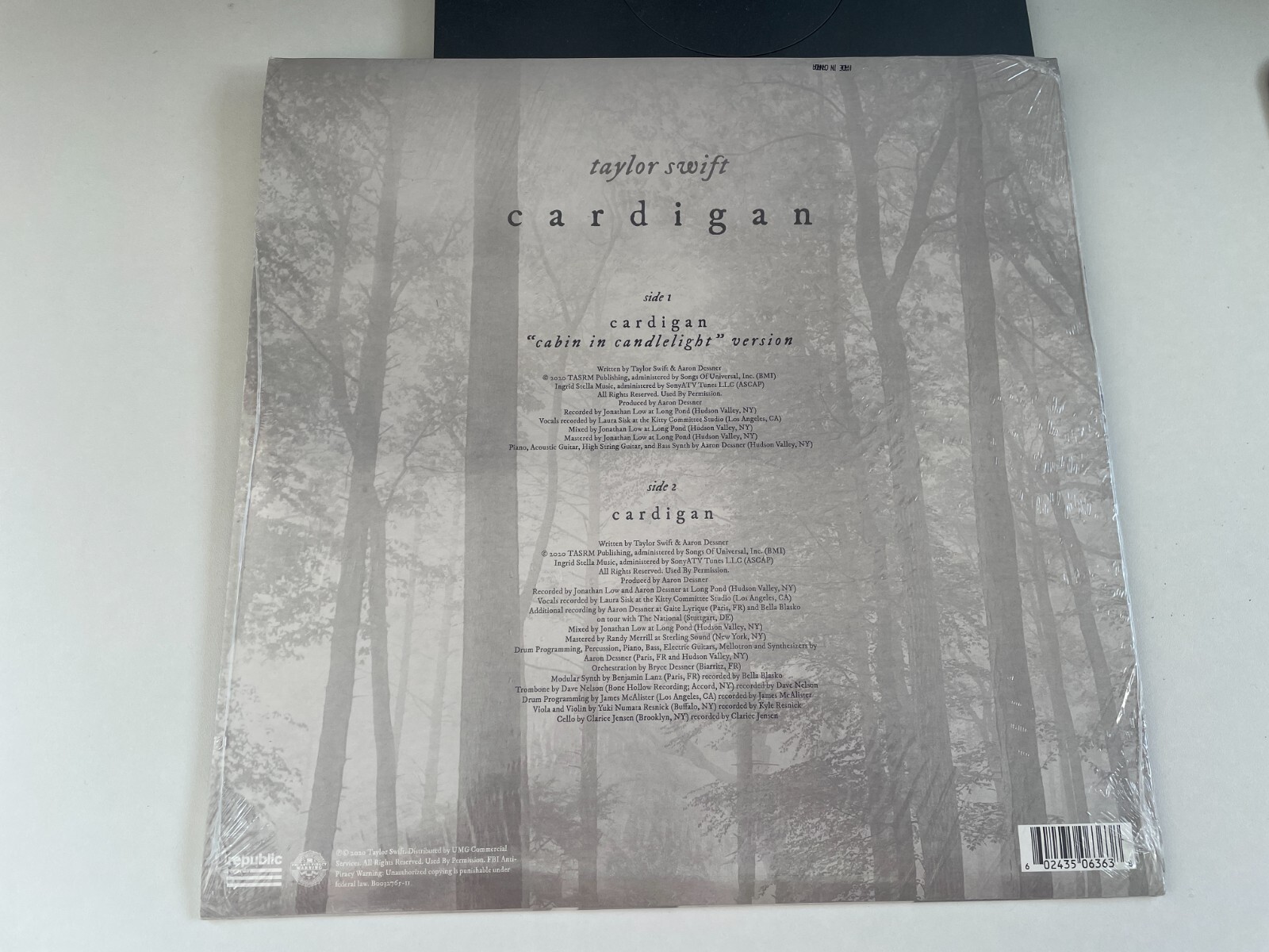 Cardigan by Taylor Swift Cabin in Candlelight Version Single, 2020, 12Inch New 602435063638 eBay