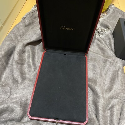 GENUINE CARTIER LARGE NECKLACE BOX PRE-OWNED