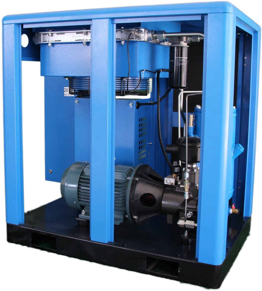 New 7 HP US AIR COMPRESSOR ROTARY SCREW VFD VSD Frequency Drive Gardner Denver - Image 2 of 4