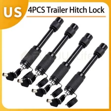 4PCS Hitch Pin Lock Trailer Hitch Lock 5/8 in 2 Keys for Truck Trailer Receiver