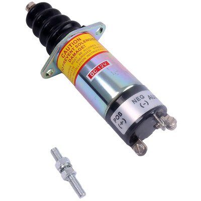 12V Fuel Solenoid 23041 023041 for Westerbeke 3.0WMD 4.4BCD 4.4WMD 6.0BCD 7.7WMD