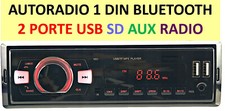 AUTORADIO X AUTO 1 DIN BLUETOOTH RADIO FM - 2 USB SD AUX MP3 50W X 4CH 2 PRE OUT