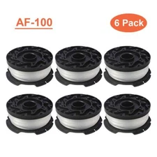 6x 30ft 0.065" AF-100 String Trimmer Spool For Black Decker LCC140, GH400, GH500