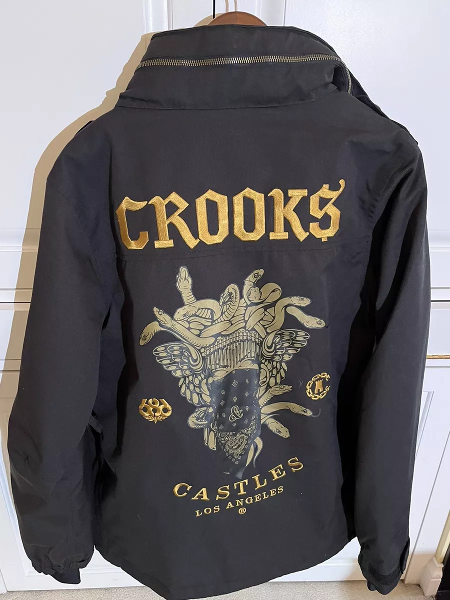 Crooks and Castles 686 Jacket Medusa Medium Limited Edition Street Fit Snow Gear