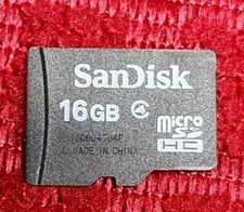 OEM Genuine SanDisk 16GB MicroSDHC Memory Card - Class 4