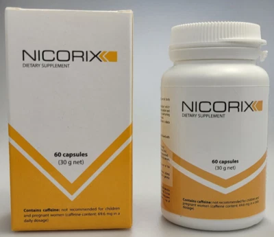 Cápsulas Nicorix - 60 unidades - Nuevo y embalaje original - Envío rápido