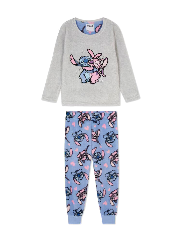 Disney Stitch Angel soft Cosy Fleece Pyjamas UK