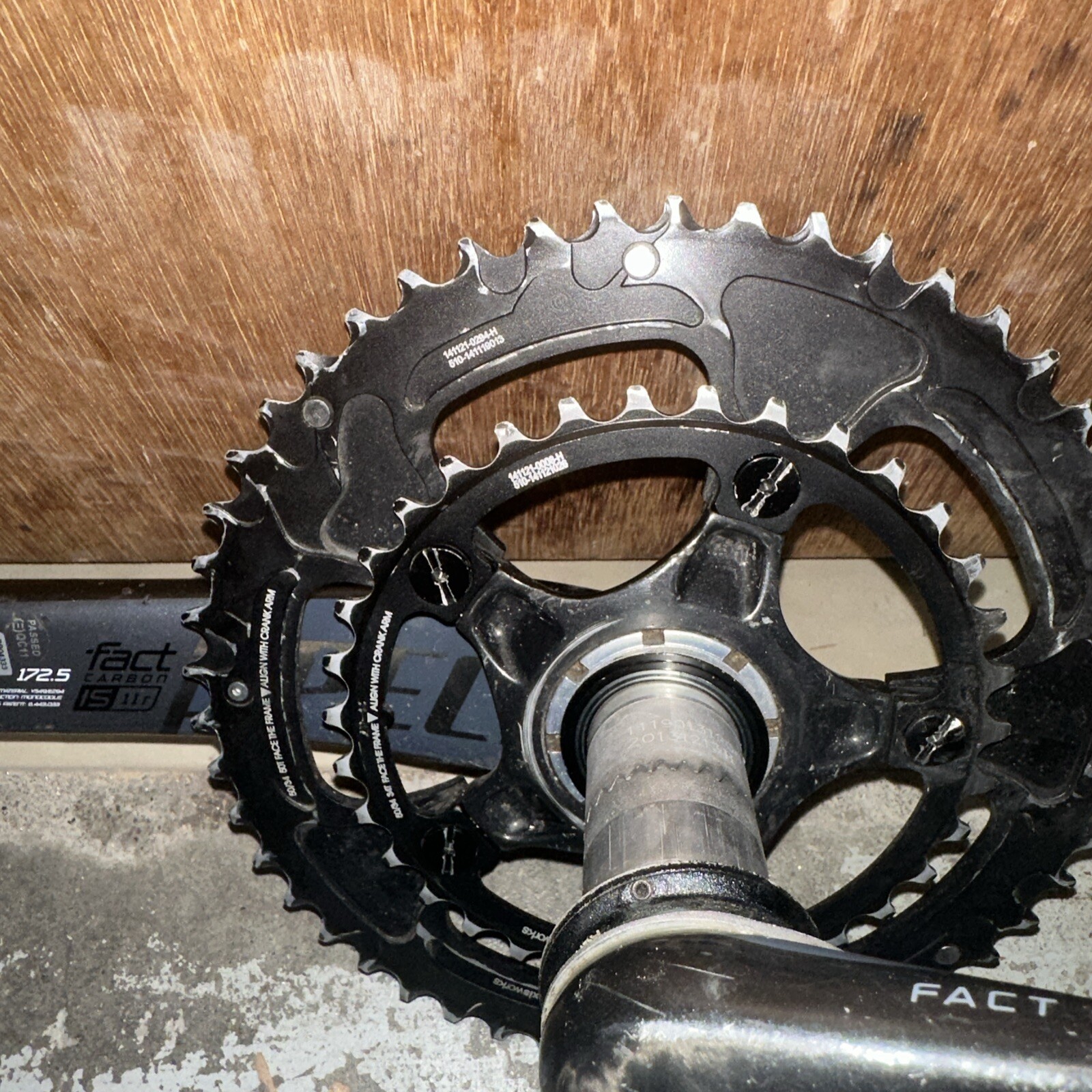 Specialized SWorks FACT Carbon Crankset 172.5mm × 50/34 Praxis Works