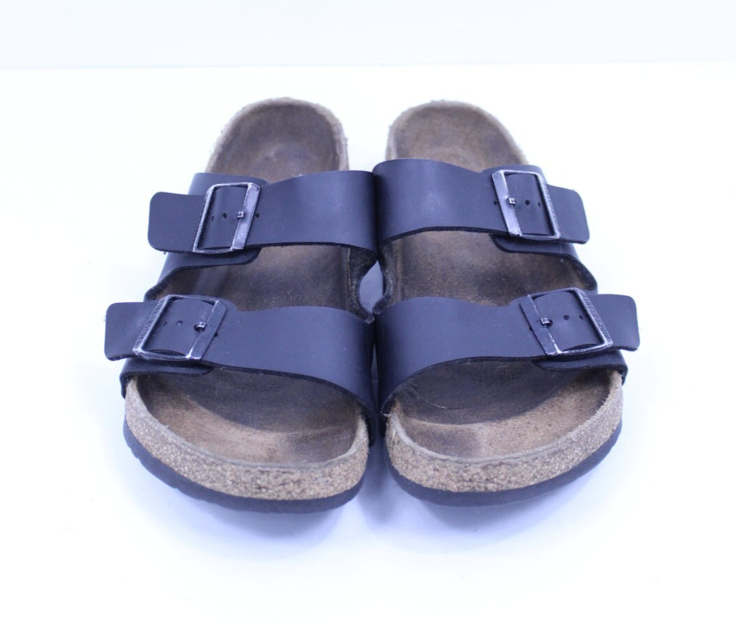 Birkenstock Arizona Birko-Flor Leather Women's Sandals Black, EU