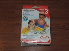 New - SwimSchool Easy Fit Arm Floats Building Swim Skills - 40-55 LBs - Level 3