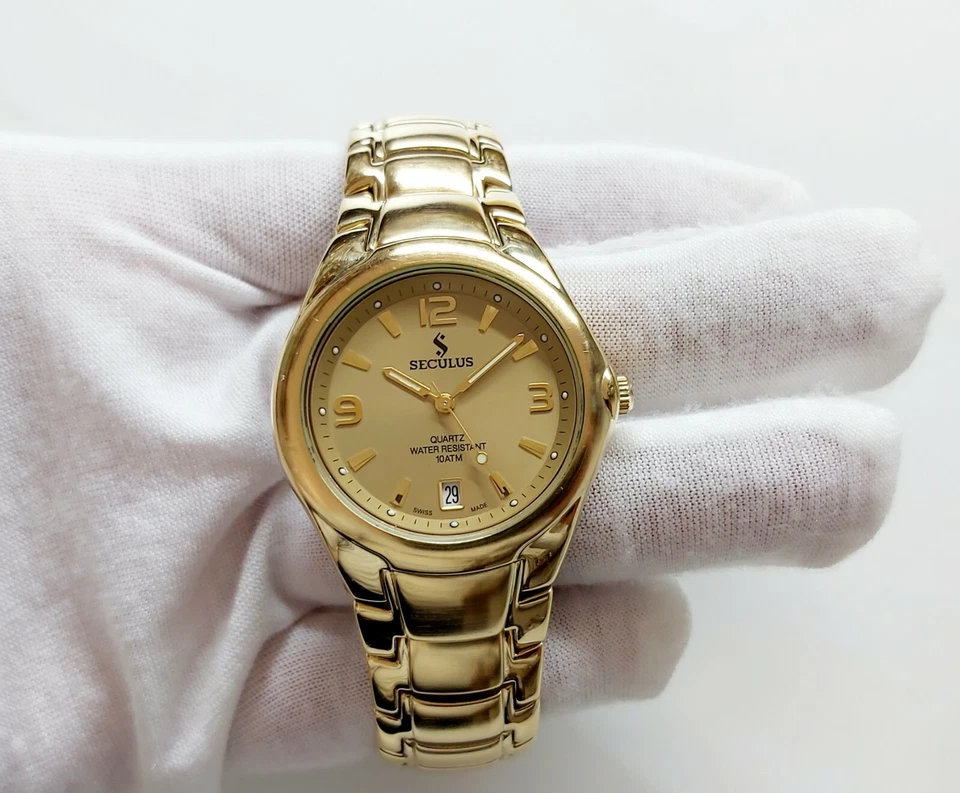 SECULUS SWISS Quartz Men's Watch / New Swiss Battery Uhr-Reloj-Montre-Orologio - Image 4 of 4