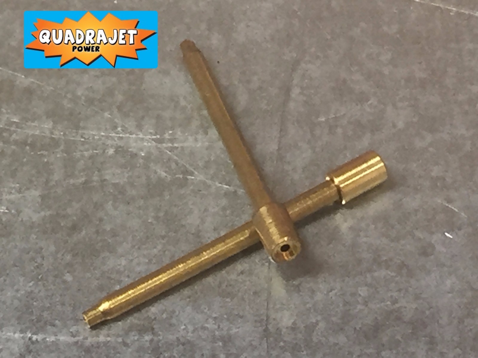 Quadrajet Idle pick up tubes, New with collars. .035" for performance