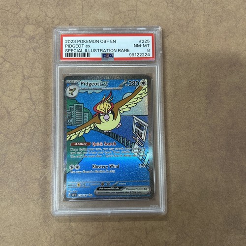 Pidgeot ex graded PSA 8 for sale on eBay