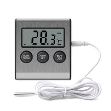 Digital Refrigerator Thermometer NTC Temperature Probe Measuring Instrument New