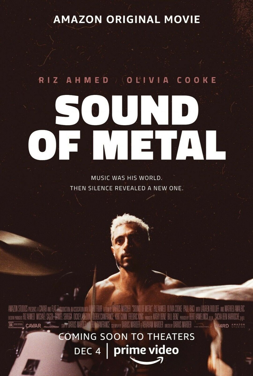 Sound of Metal Movie Poster (20x30) Riz Ahmed, Olivia Cooke