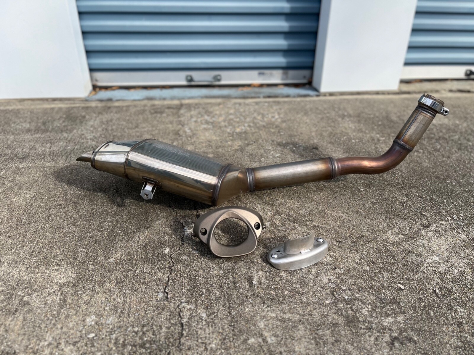 OEM Parts 2009 Honda CBR600RR ABS Exhaust, Heat Shields, Fender, and