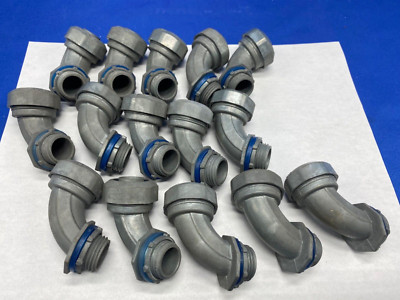 KDD Industries bulk lot qty 15 liquid-tight 1/2  elbows angle 90 degree LTA050