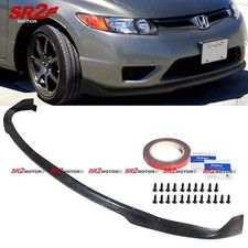 For 2006-2008 Honda Civic 4 Door Sedan Cs Style Front Bumper Pu Lip Body Kit