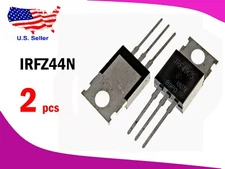 IRFZ44N (2 pcs) N-Channel MOSFET Transistor 55V 49A