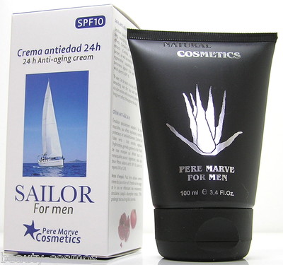 Pere Marve Sailor for Men Aloe Vera 24 h Anti-Aging Creme 100 ml SPF 10 