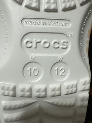 CROCS Classic Tie Dye Graphic Clog (SZ 10M/12W) Orange Zing/Multi
