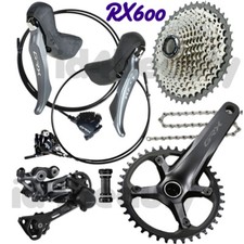 Shimano GRX RX810 Mechanical Groupset w/RX600 40T Crank 1x11speed New