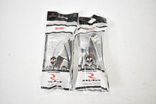 Lot of 2 Radians Optima Safety Glasses Black Frame Clear Lens OP1011ID