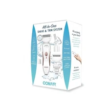 Conair All-In-1 Body and Facial Hair Removal for Women, Cordless Electric Trimme