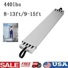 8-13ft/9-15ft Adjustable Aluminum Extension Plank 440lb Capacity Scaffold Ladder
