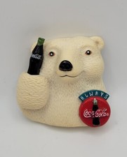 Vintage 1995 The Coca-Cola Company Polar Bear Collectible Refrigerator Magnet