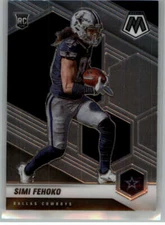 2021 Panini Mosaic #341 Simi Fehoko NM-MT RC Cowboys