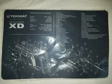 TEKMAT Cleaning Mat 11x17 for Springfield Armory XD Full Size Compact SubCompact