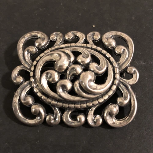 STERLING SILVER .925 lot Brooch O11 Danecraft Floral Flower Vintage Discontinued