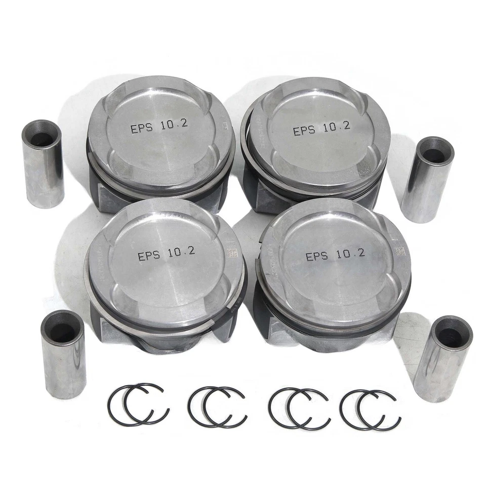 4x Anillos de pistones MAHLE Φ84mm/CR 10:1 para BMW 328i 428i X3 F30 F10 N20 B20A 2.0T Foto 3 de 4