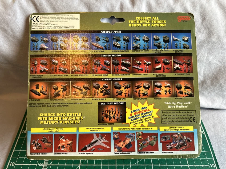 Micro Machines, Galoob, Militar, 1998, #17 Guerra Civil, nuevo en caja, buen estado Foto 2 de 4