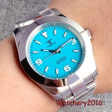 36mm 39mm Tandorio Blue Dial 20ATM NH35A PT5000 Miyota 8215 Watch For Men