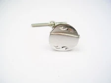 VINTAGE TIE TACK SILVER TONE HAND ENGRAVED TIE PIN FORMAL OCCASION WEDDING