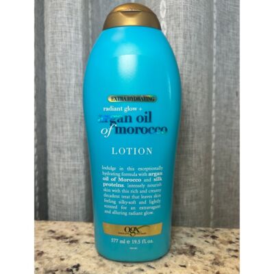 OGX Radiant Glow + Argan Oil of Morocco Extra Hydrating Body Lotion 19.5 Oz