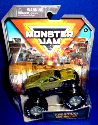 MONSTER JAM TRUCK 1:64 MAX-D MAXIMUM DESTRUCTION SERIES 34 NEW