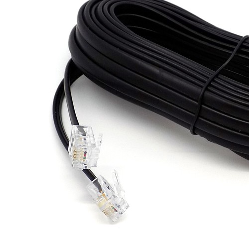 15m RJ11 to RJ11 ADSL Cable Modem Router Sky Broadband BT Telephone Phone Lead - 第 12/12 張圖片