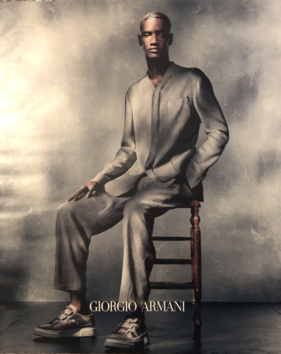 PRINT AD 2023 Giorgio Armani Designer Clothing Fashion