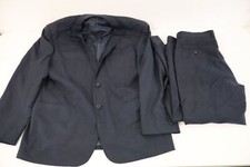 F F Men's Navy Suit 46R Jacket 36/29 Trousers