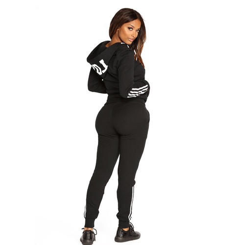 Winter Women Long Sleeve Lounge Wear Set Two Piece Hoodie Casual Comfy Tracksuit - Picture 13 of 24