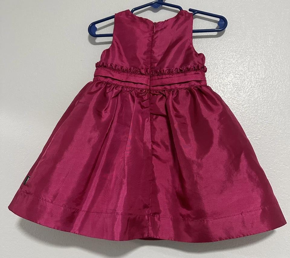 DKNY РАЗМЕР 12 МЕСЯЦЕВ ДЕВОЧЕК ПЛАТЬЕ БЕЗ РУКАВОВ - Изображение 3 из 4