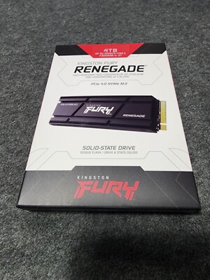 Kingston Fury Renegade |  4TB | M.2 2280 PCIe NVMe | w/Heatsink | BRAND NEW!