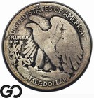 1916-D Walking Liberty Half Dollar, Lower Mintage Denver Date — photo 2