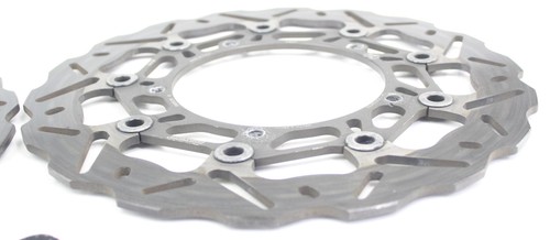 08-16 YAMAHA YZF R6 BREAKING FRONT LEFT RIGHT BRAKE ROTORS DISCS G8 - Picture 9 of 22